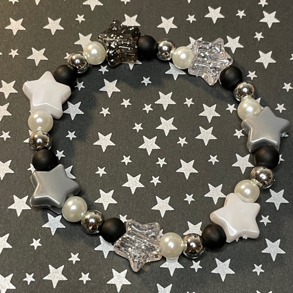 Plastic Star Candy Kawaii 90s Inspired Galaxy Bracelet - Picture 1 of 4
